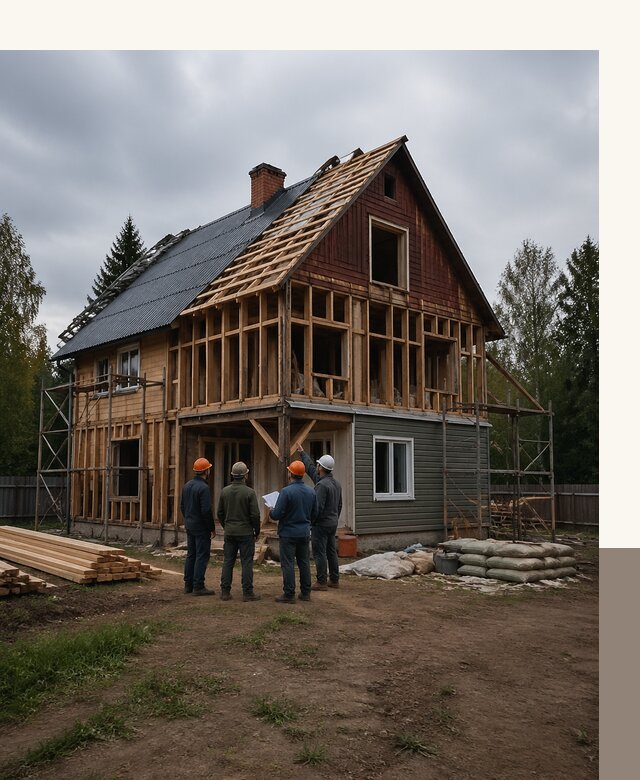 Реконструкция дачного дома в Торжке под ключ с проектом